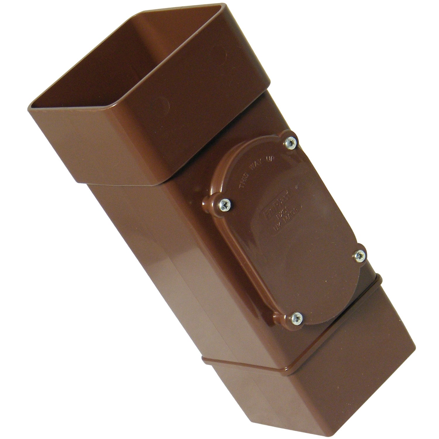 Brown 65mm Square Access Pipe Brown 65mm Square Access Pipe
