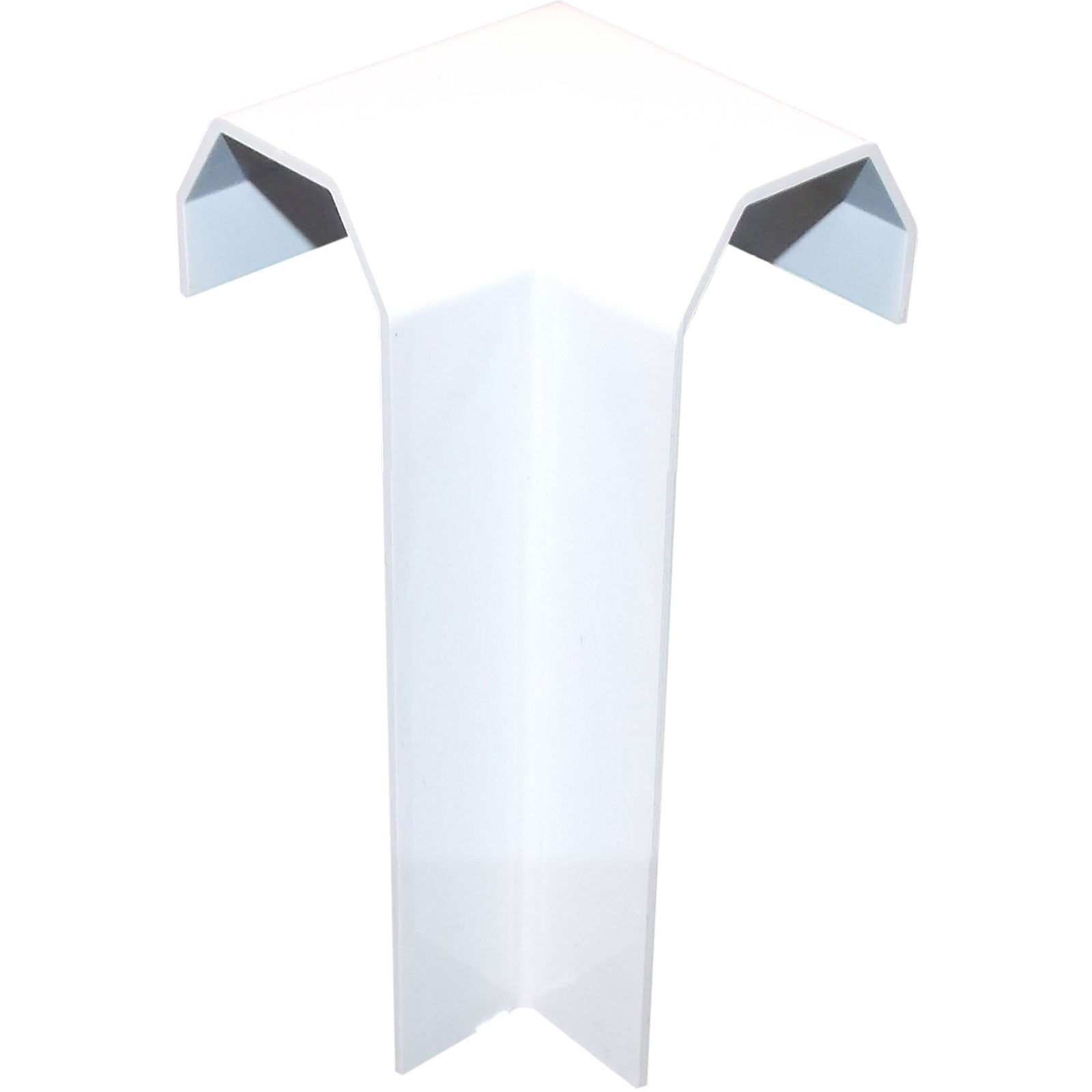 PVC Check Kerb Internal Corner (White) PVC Check Kerb Internal Corner (White)