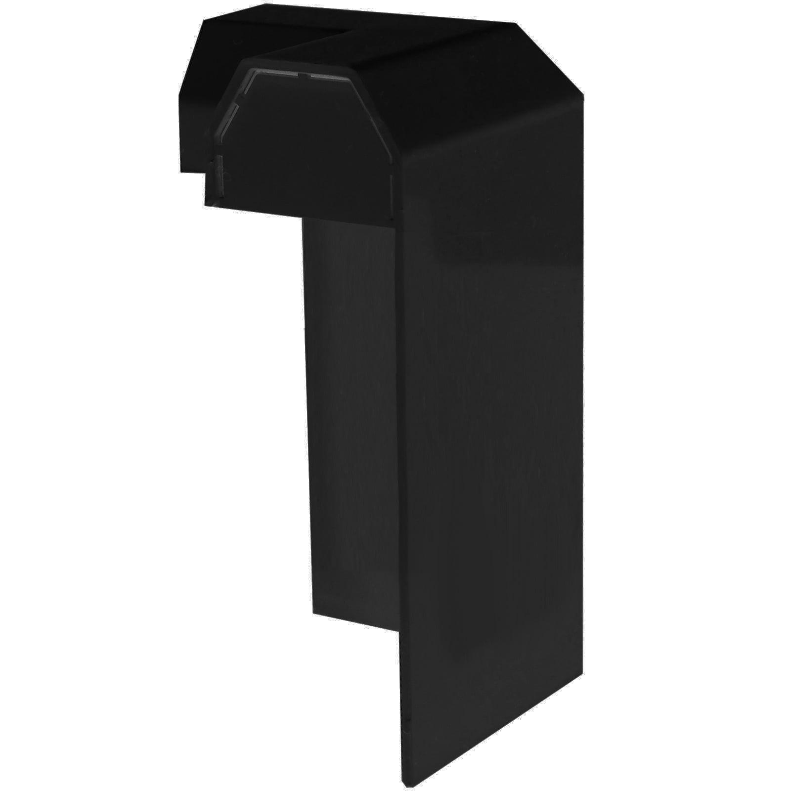 SureEdge Black Check Kerb Trim External Corner (Black | 100mm | SureEdge) SureEdge Black Check Kerb Trim External Corner (Black | 100mm | SureEdge)