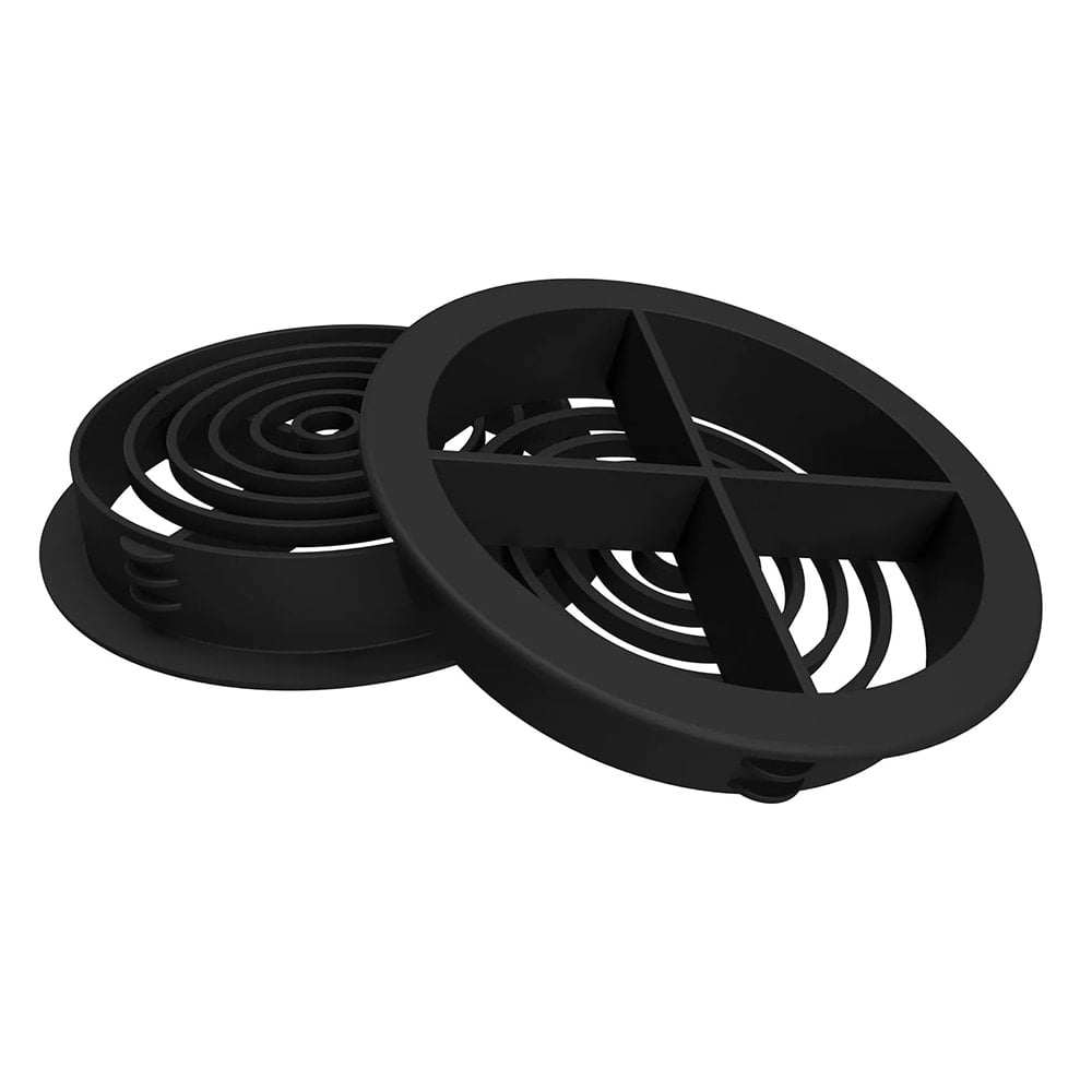 Black Circular Soffit Vent (70mm | Manthorpe) Black Circular Soffit Vent (70mm | Manthorpe)