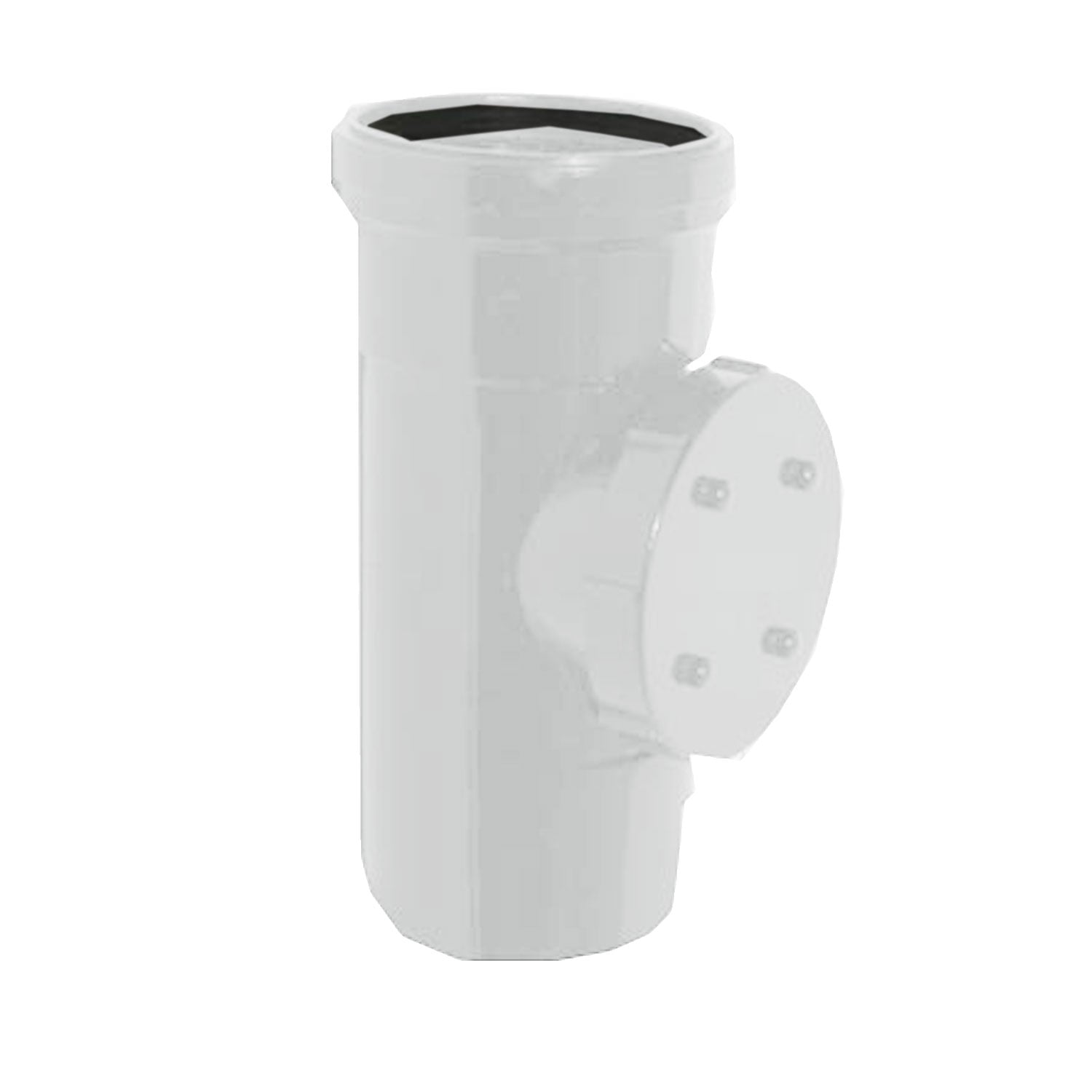 110mm White Straight Access Pipe (Single Socket) 110mm White Straight Access Pipe (Single Socket)