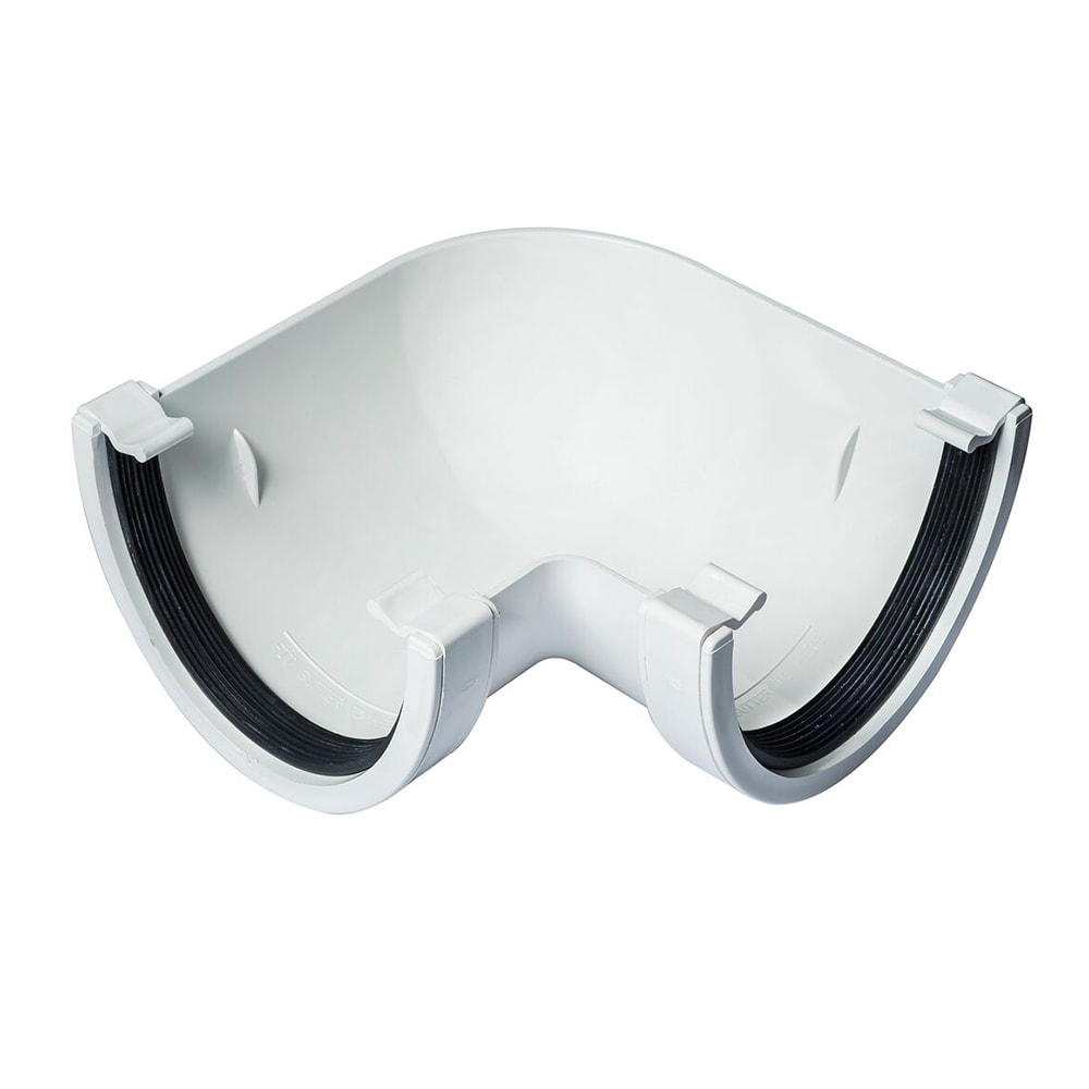 White 114mm Deep 90 Degree Angle White 114mm Deep 90 Degree Angle