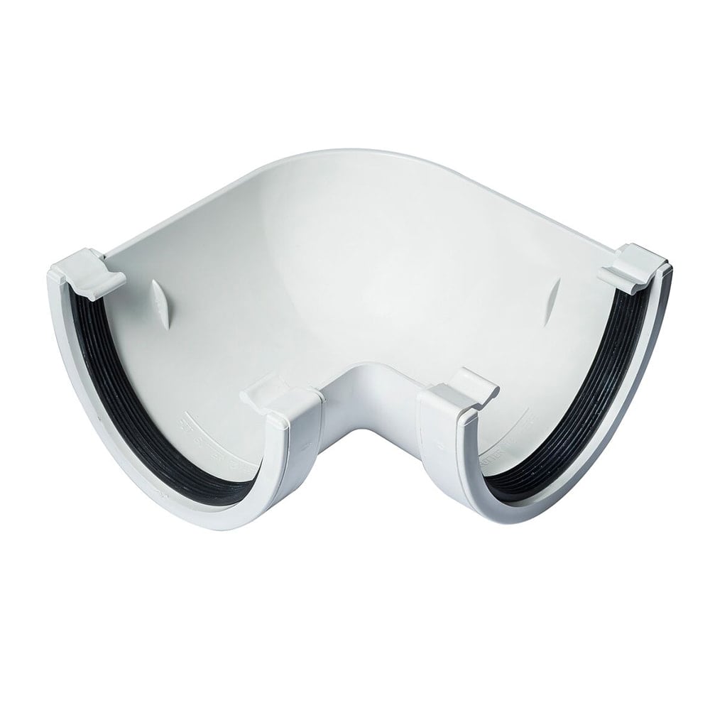 White 114mm Deep 90 Degree Angle White 114mm Deep 90 Degree Angle