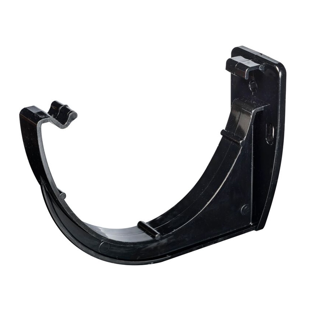 Black 114mm Deep Gutter Fascia Bracket 