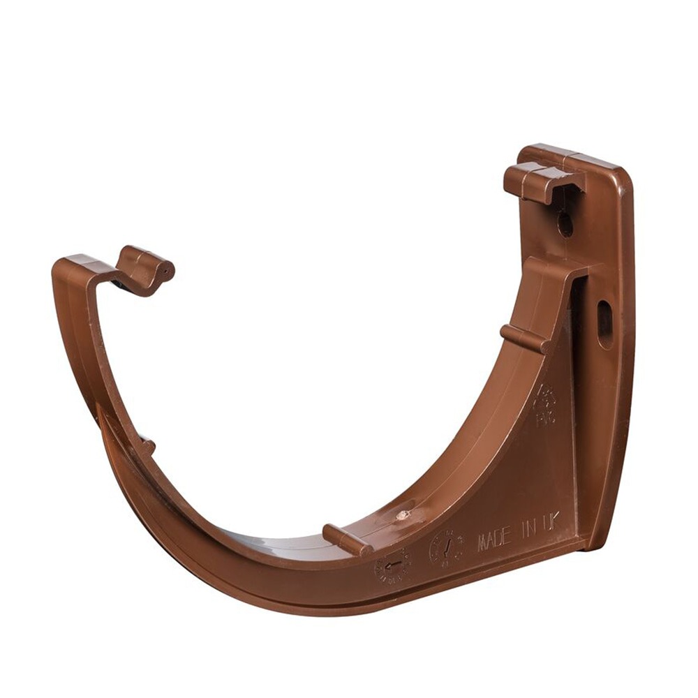 Brown 114mm Deep Gutter Fascia Bracket 