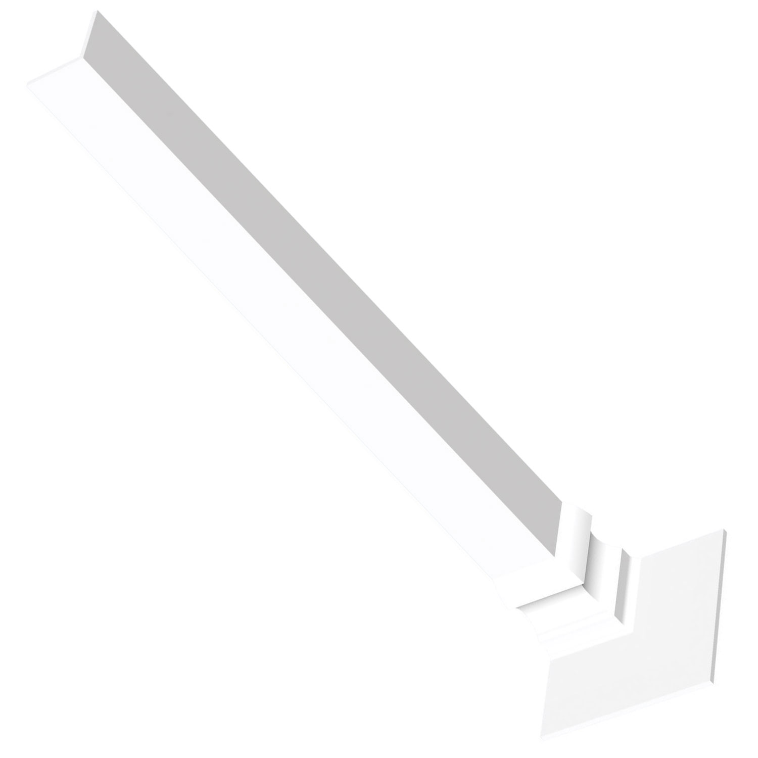 Brilliant White Ogee 90 degrees Internal Corner 300mm (8mm boards)