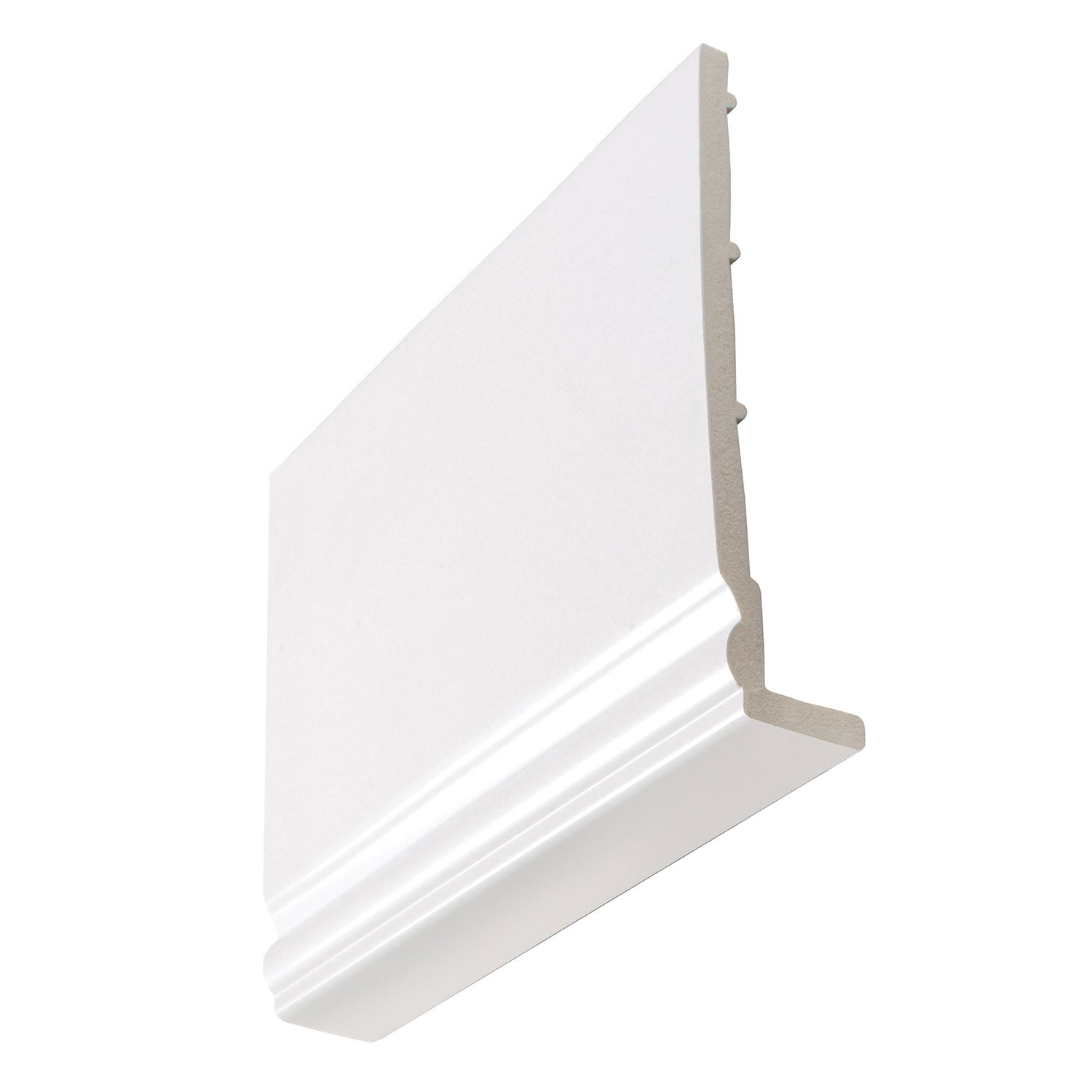 Brilliant White Ogee 8mm x 250mm Fascia Board (5m) Brilliant White Ogee 8mm x 250mm Fascia Board (5m)