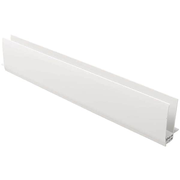White two part top edge trim for Kavex external cladding (5m) White two part top edge trim for Kavex external cladding (5m)
