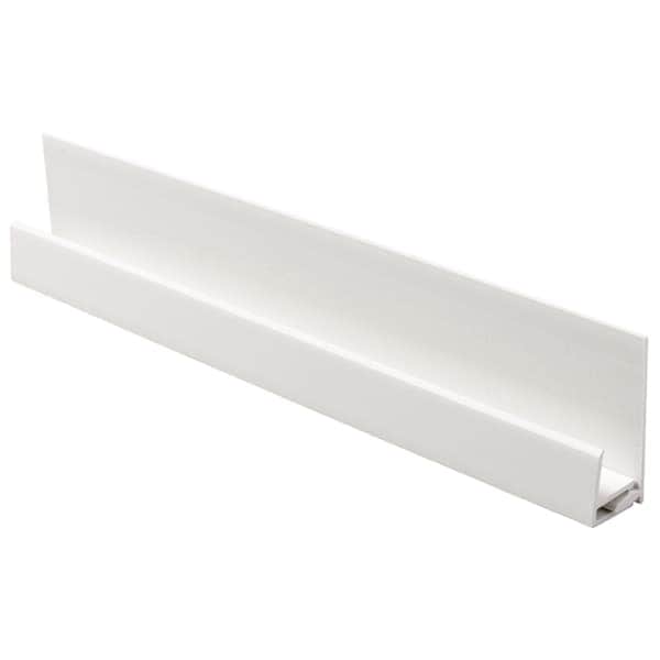 White two part universal trim for Kavex external cladding (5m)