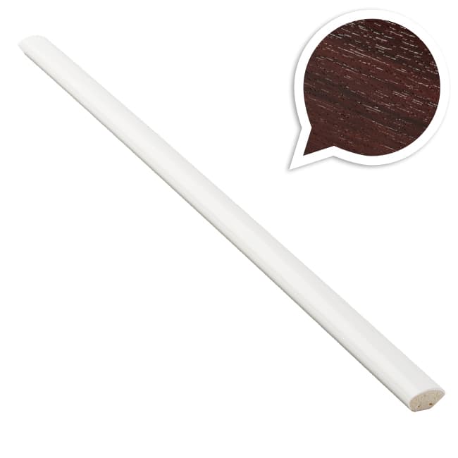 Rosewood 12mm Round Quadrant (5m) Rosewood 12mm Round Quadrant (5m)