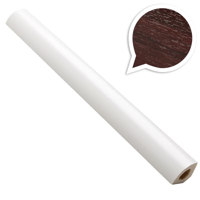 Rosewood 18mm Round Quadrant (5m) Rosewood 18mm Round Quadrant (5m)