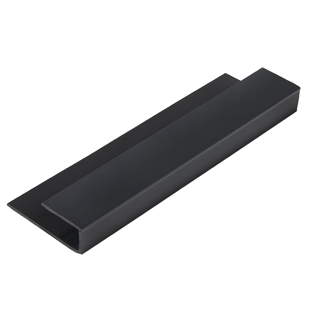 Anthracite Grey Flat Fixing Channel 5m (9mm boards) Anthracite Grey Flat Fixing Channel 5m (9mm boards)