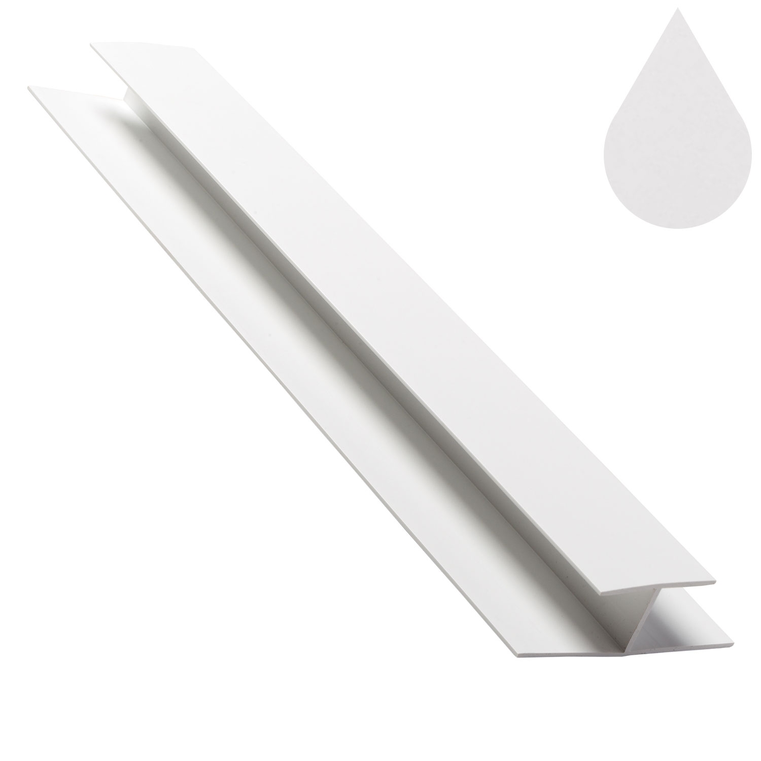 Brilliant White Cover Joint / H Trim (5m)