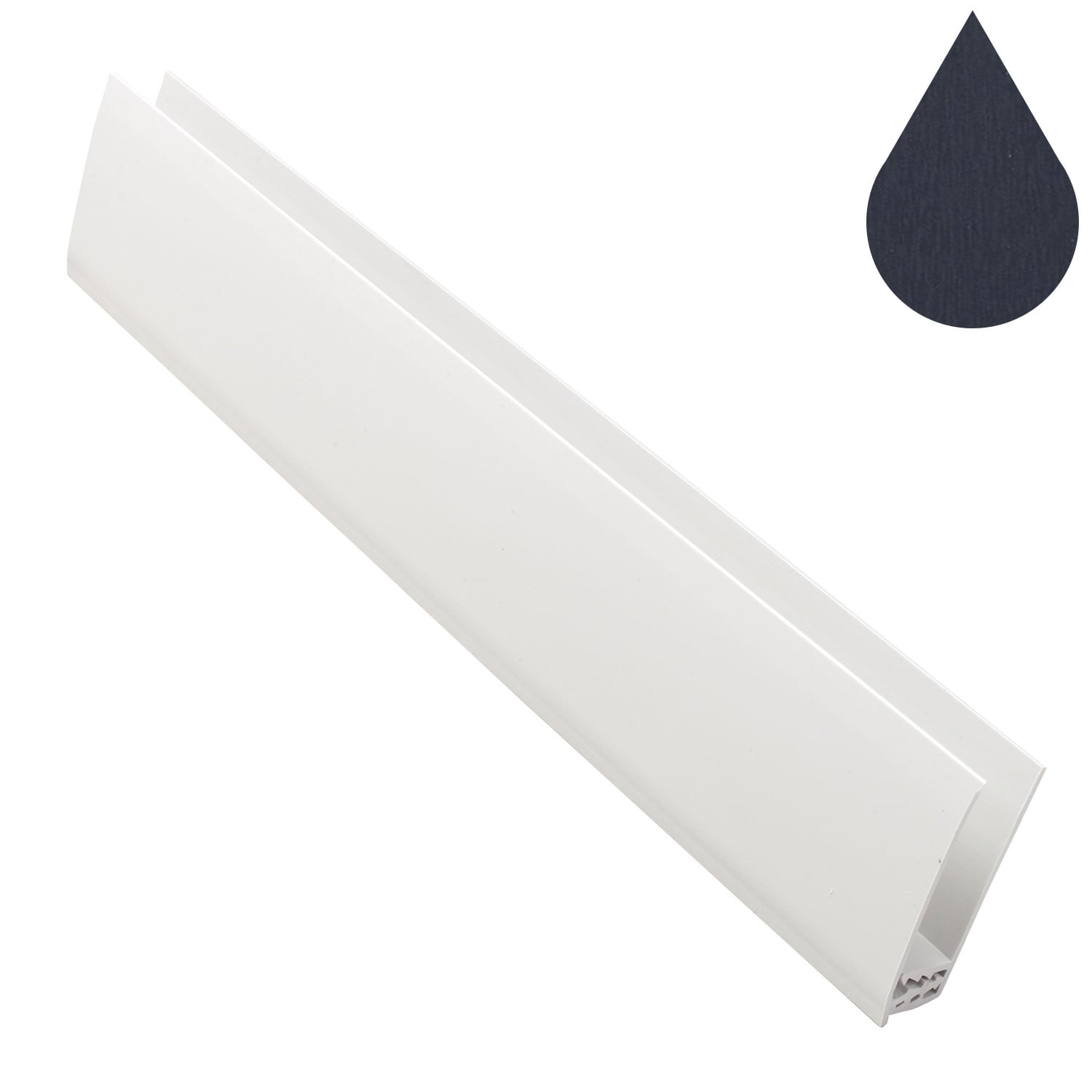 Anthracite Grey Woodgrain Cladding 2 Part Universal Trim (5m) Anthracite Grey Woodgrain Cladding 2 Part Universal Trim (5m)