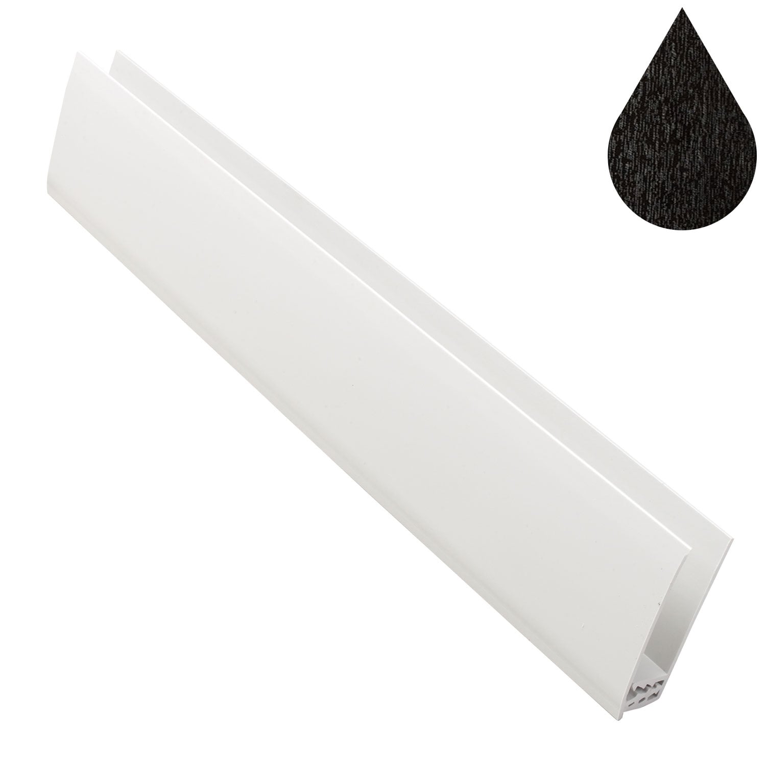 Black Ash Cladding 2 Part Universal Trim (5m) Black Ash Cladding 2 Part Universal Trim (5m)