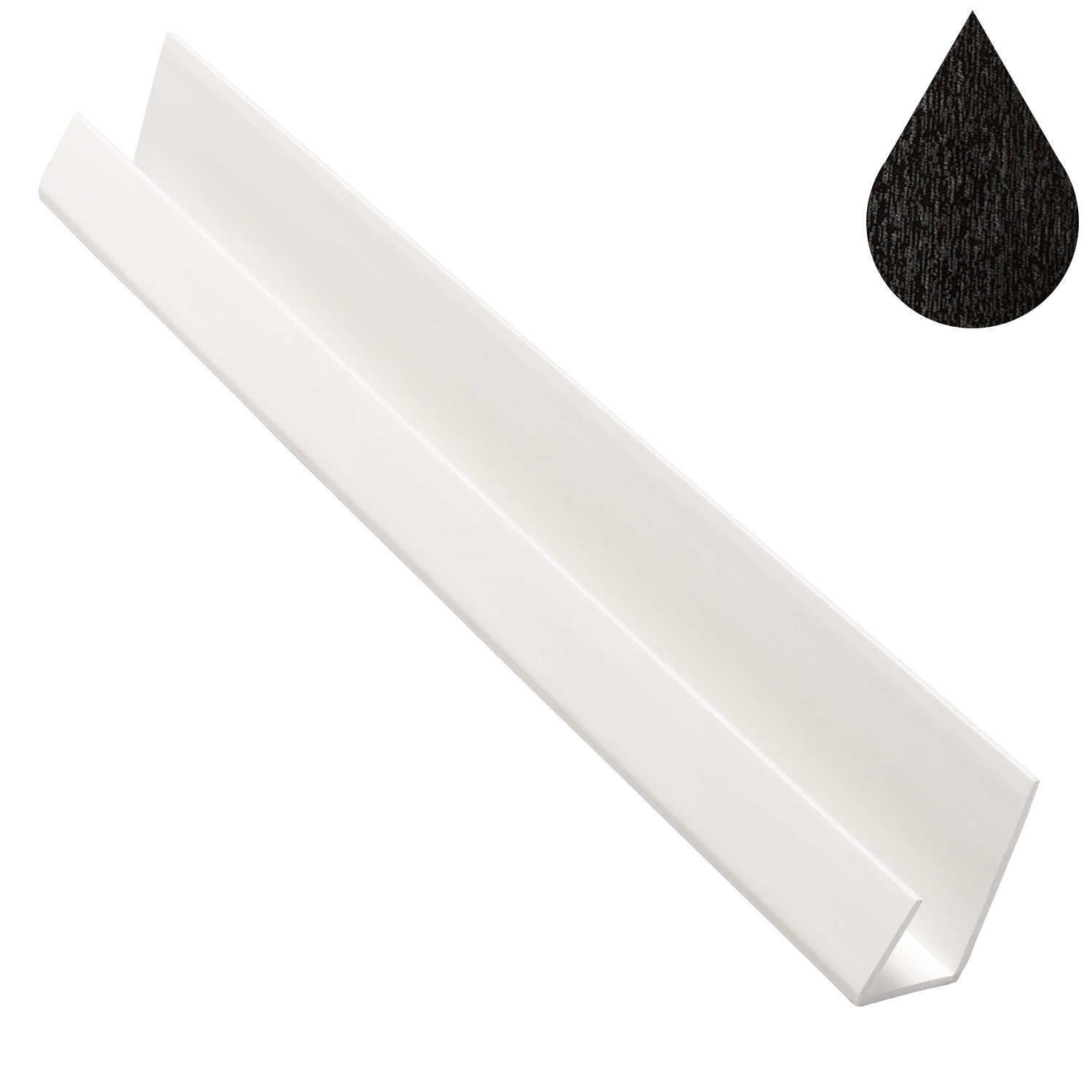 Black Ash Cladding Universal Trim (5m) Black Ash Cladding Universal Trim (5m)