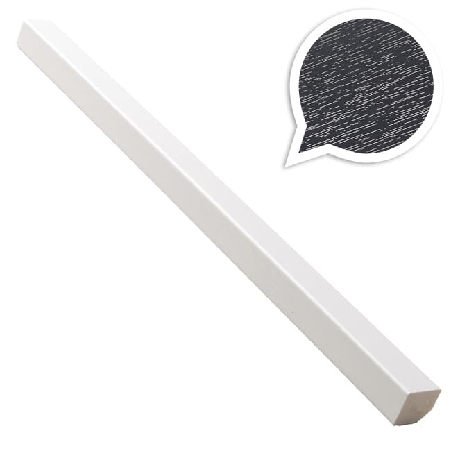 Anthracite Grey Woodgrain 13mm x 15mm Rectangle (5m)