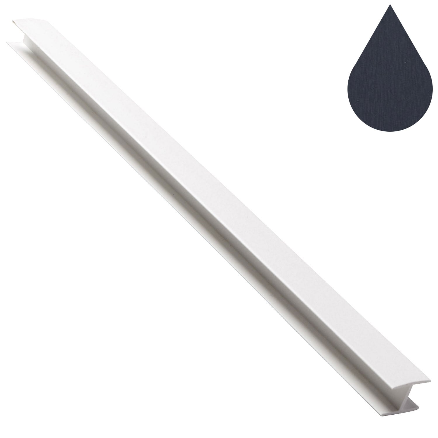 Anthracite Grey Woodgrain Flat Soffit Joiner 5m (9mm boards) Anthracite Grey Woodgrain Flat Soffit Joiner 5m (9mm boards)