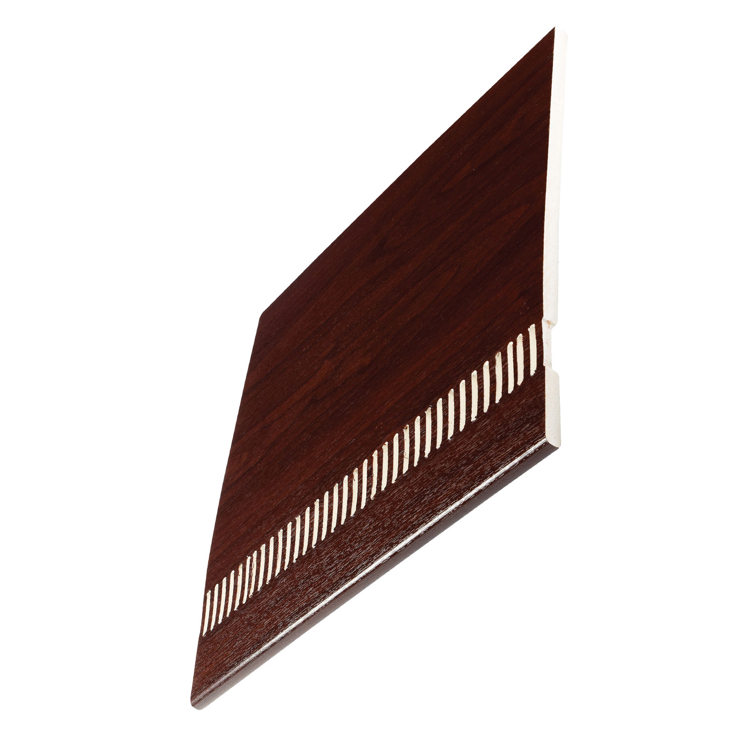 Rosewood 9mm x 300mm Vented Soffit Board (5m) Rosewood 9mm x 300mm Vented Soffit Board (5m)