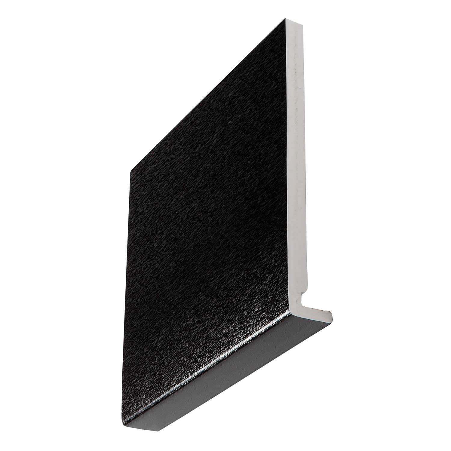 Black Ash Square Chamfered 16mm x 250mm Full Replacement Fascia Board (5m) Black Ash Square Chamfered 16mm x 250mm Full Replacement Fascia Board (5m)