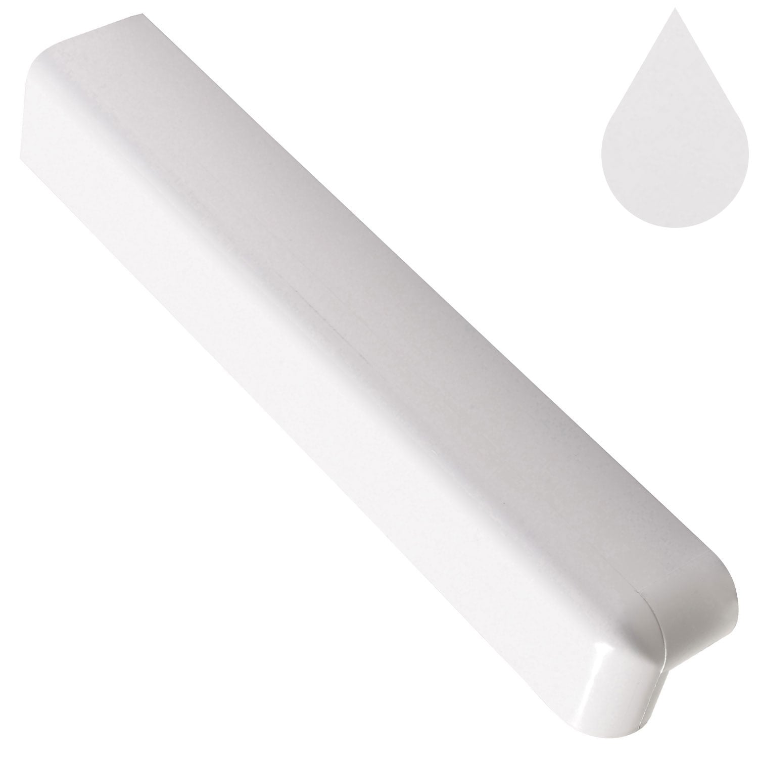 Brilliant White Bullnose 90 degrees External Corner 40mm x 250mm (22mm boards) Brilliant White Bullnose 90 degrees External Corner 40mm x 250mm (22mm boards)