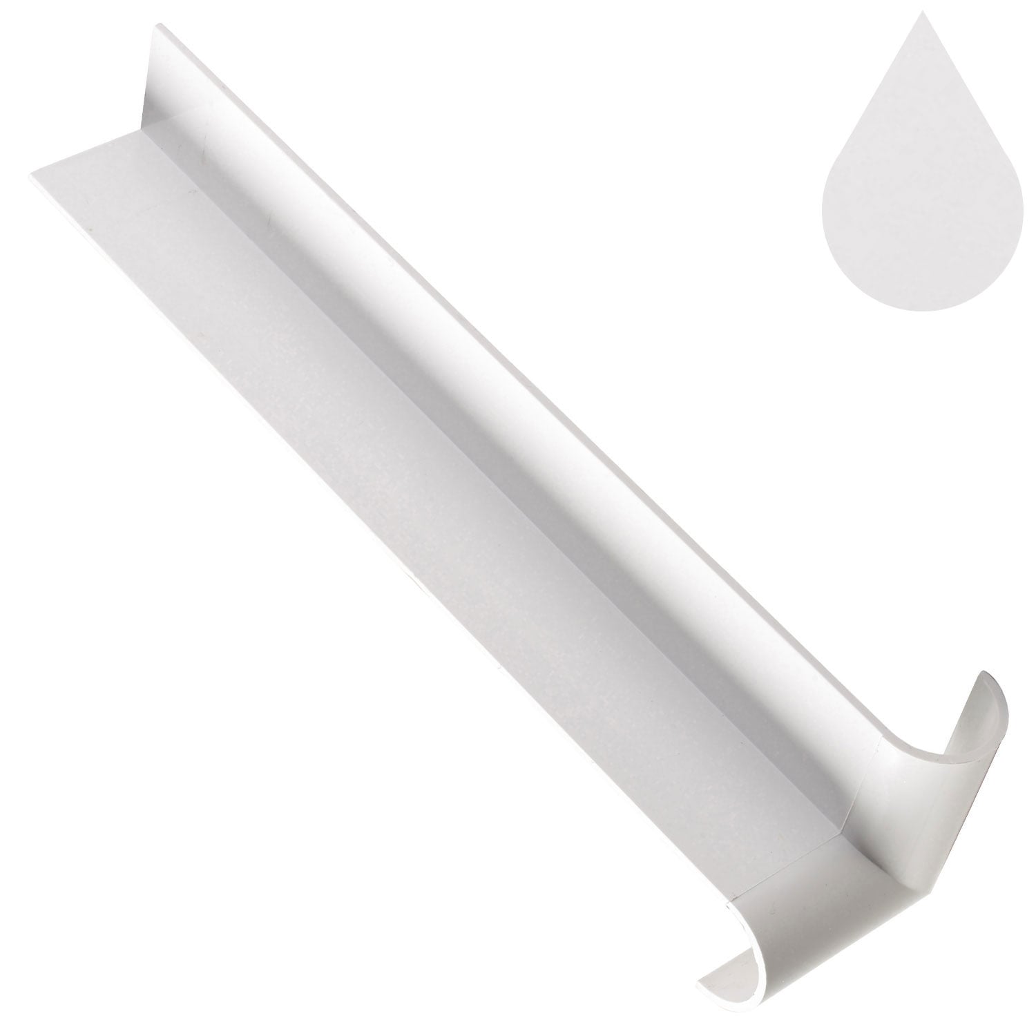 Brilliant White Bullnose 90 degrees Internal Corner 40mm x 250mm (22mm boards) Brilliant White Bullnose 90 degrees Internal Corner 40mm x 250mm (22mm boards)
