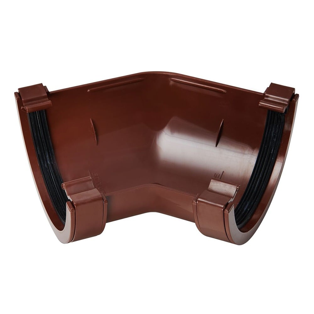 Brown 112mm Half Round 135 Degree Angle Brown 112mm Half Round 135 Degree Angle