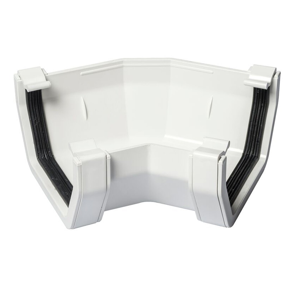White 117mm Square 135 Degree Angle White 117mm Square 135 Degree Angle