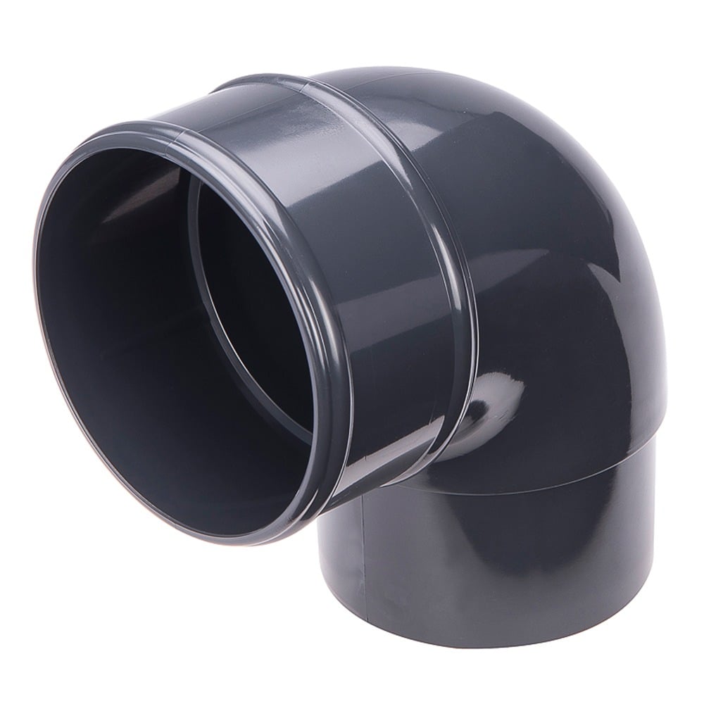 Anthracite Grey 68mm Round 92.5 Degree Offset Bend (Kayflow) Anthracite Grey 68mm Round 92.5 Degree Offset Bend (Kayflow)