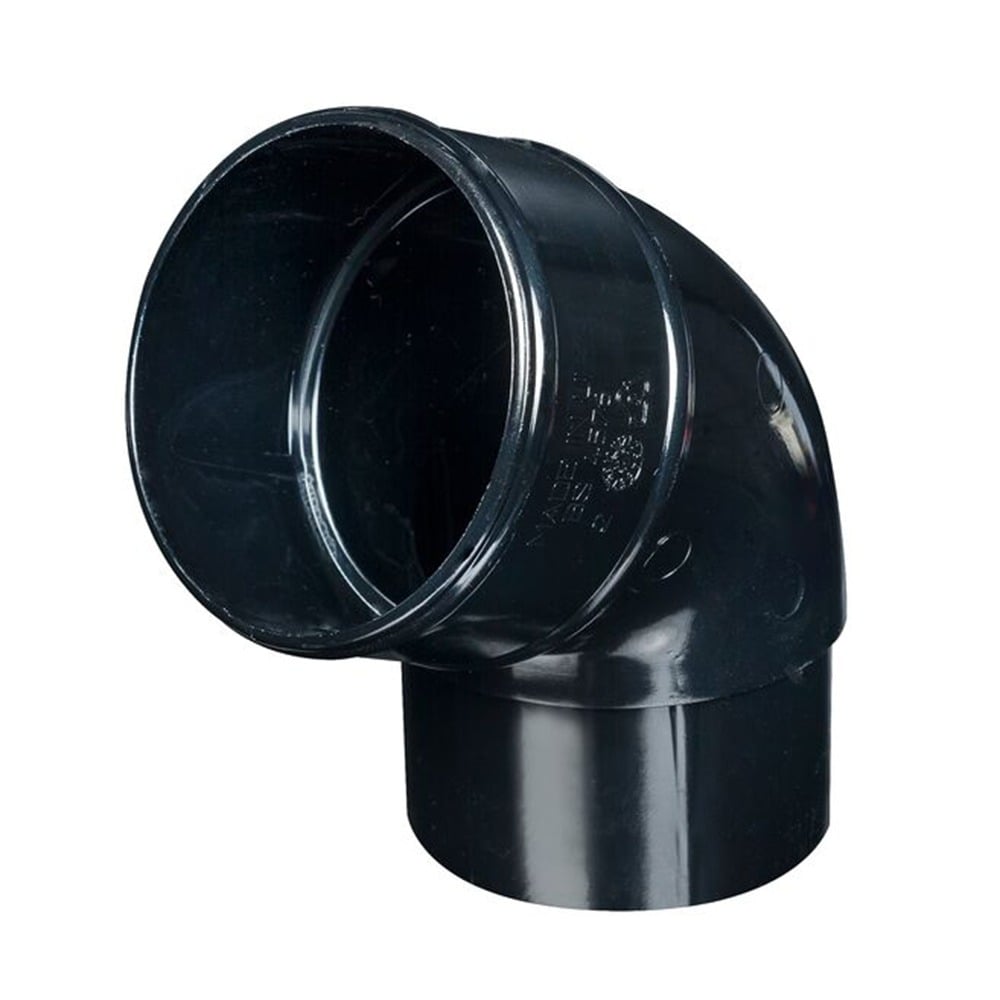 Black 68mm Round 112.5 Degree Offset Bend Black 68mm Round 112.5 Degree Offset Bend