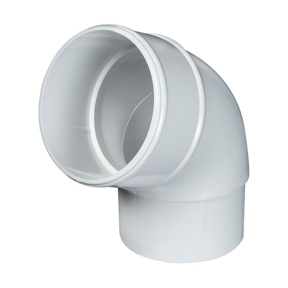 White 68mm Round 112.5 Degree Offset Bend