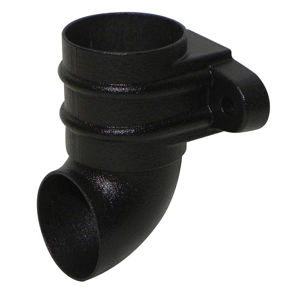Cast Iron Effect 68mm Round Shoe with Fixing Lugs Cast Iron Effect 68mm Round Shoe with Fixing Lugs
