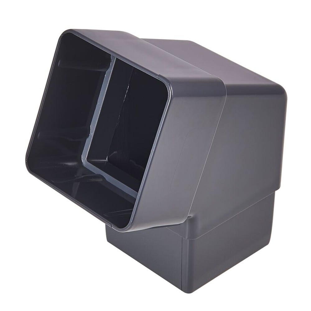 Anthracite Grey 65mm Square 112.5 Degree Offset Bend (Kayflow) Anthracite Grey 65mm Square 112.5 Degree Offset Bend (Kayflow)