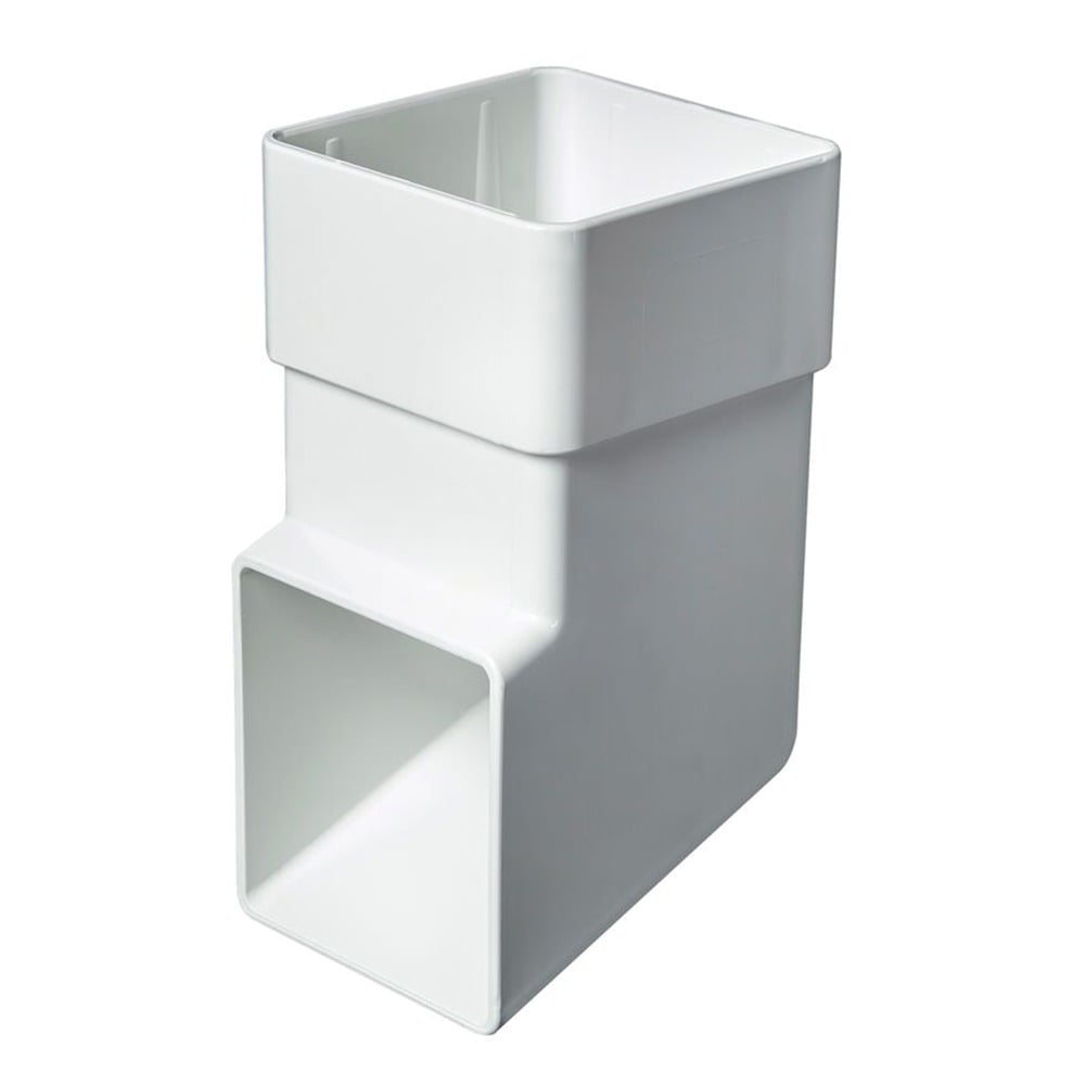 White 65mm Square Shoe White 65mm Square Shoe
