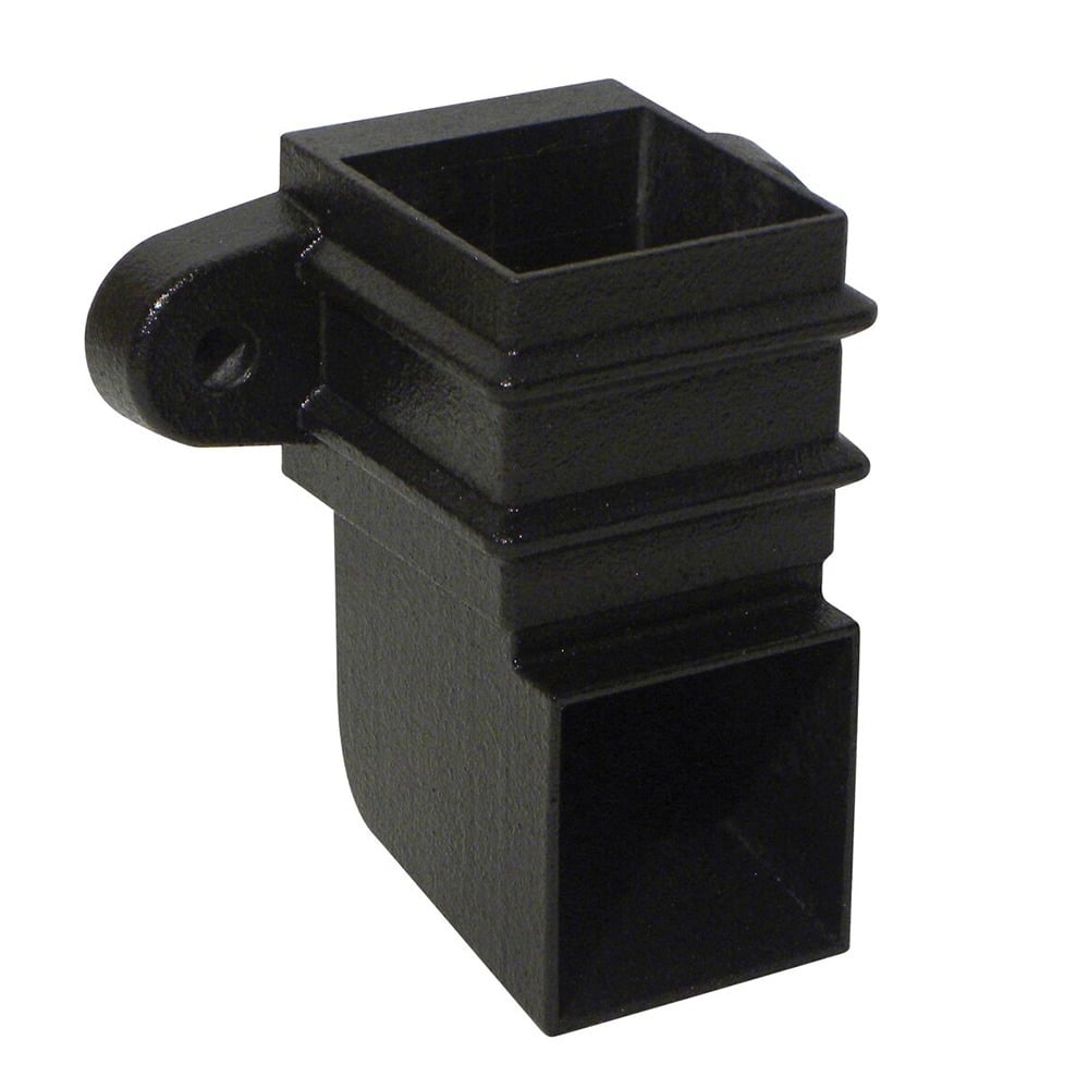 Cast Iron Effect 65mm Square Shoe with Fixing Lugs Cast Iron Effect 65mm Square Shoe with Fixing Lugs