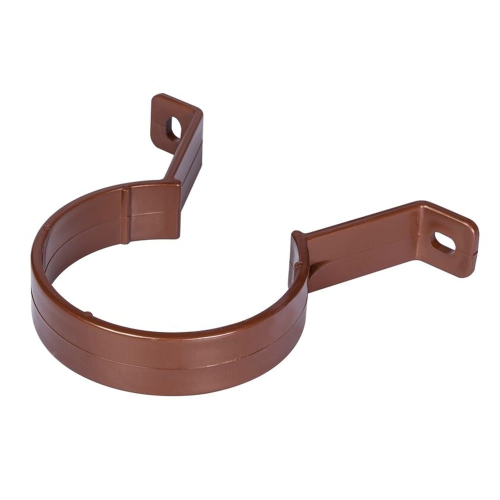 Brown 68mm Round Downpipe Clip Brown 68mm Round Downpipe Clip
