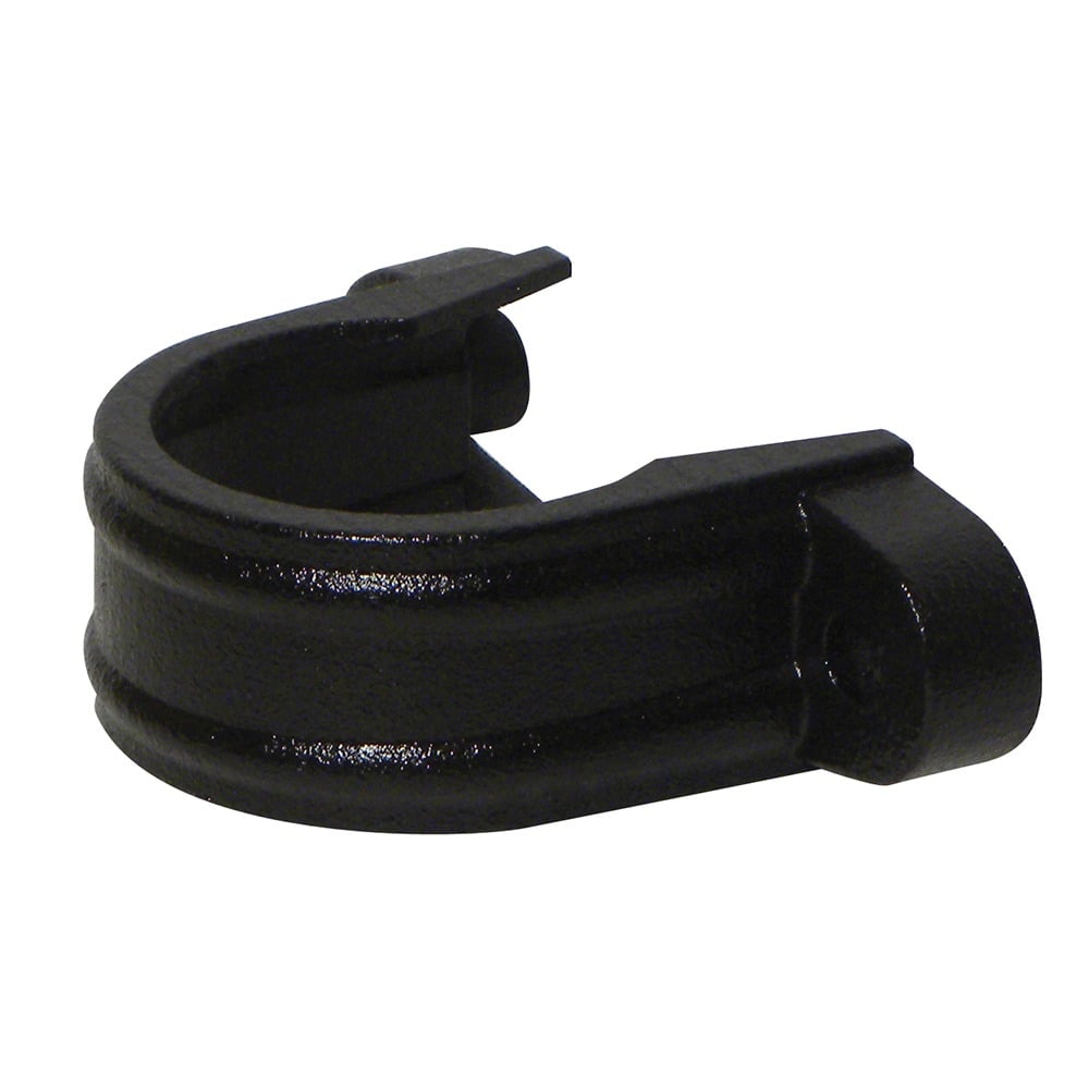 Cast Iron Effect 68mm Round Downpipe Clip with Fixing Lugs Cast Iron Effect 68mm Round Downpipe Clip with Fixing Lugs