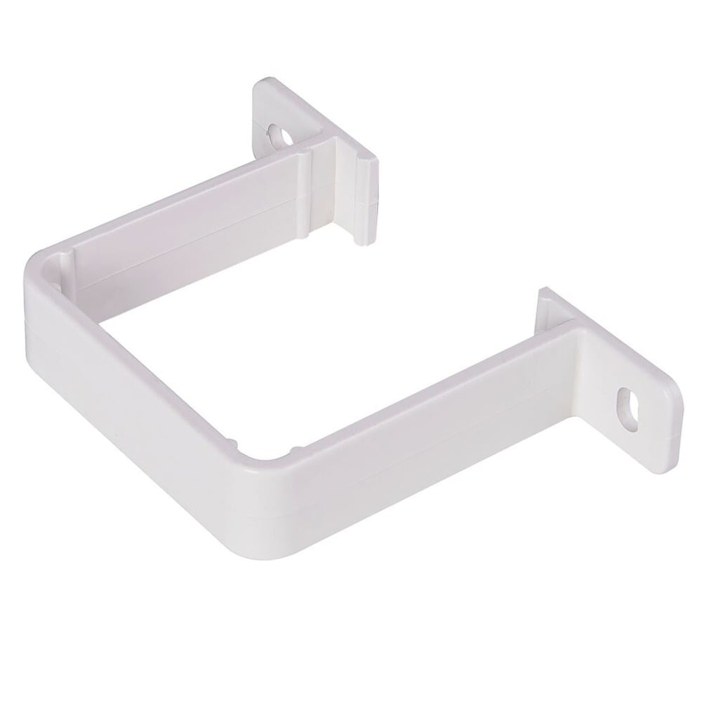 White 65mm Square Flush Downpipe Clip White 65mm Square Flush Downpipe Clip