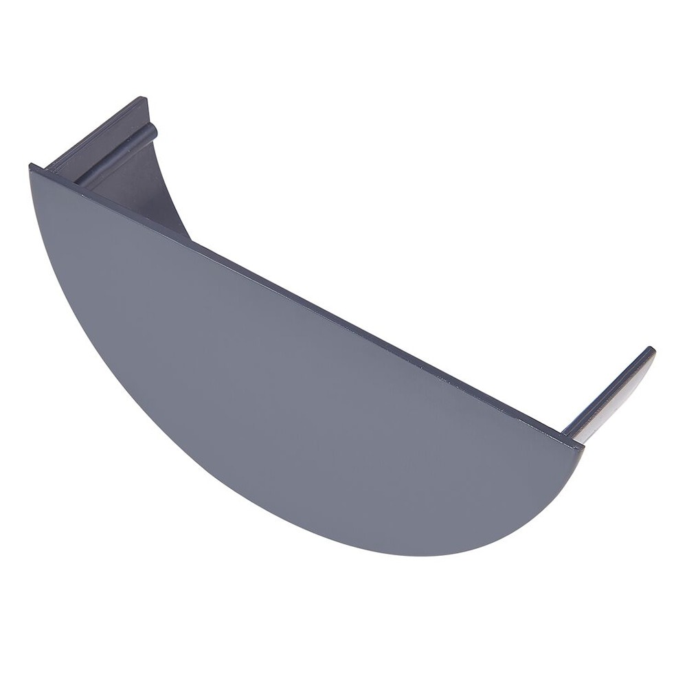 Anthracite Grey 112mm Half Round Internal Stopend