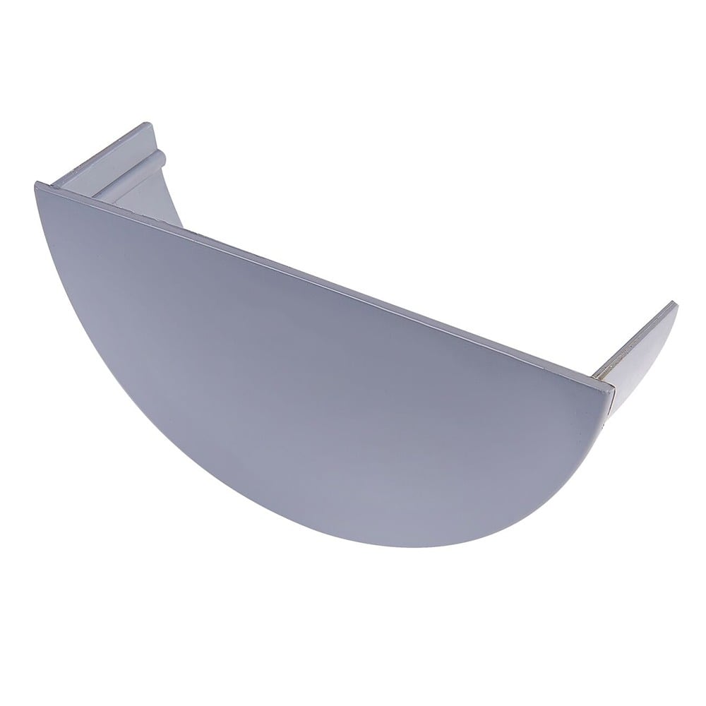 Grey 112mm Half Round Internal Stopend Grey 112mm Half Round Internal Stopend