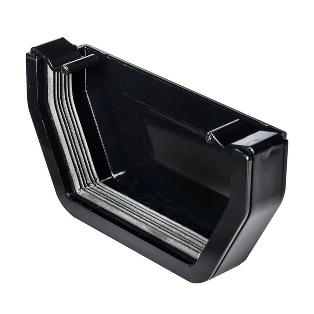 Black 117mm Square External Stopend 