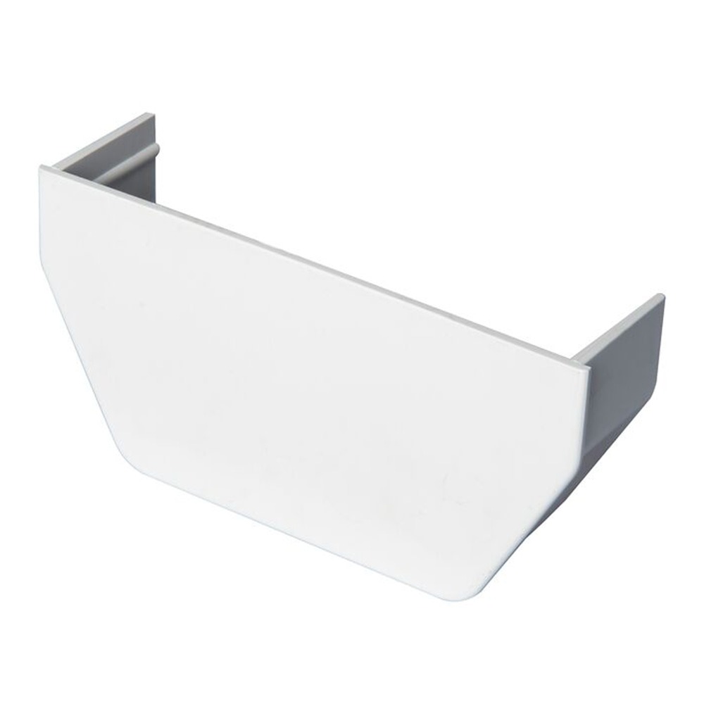 White 117mm Square Internal Stopend