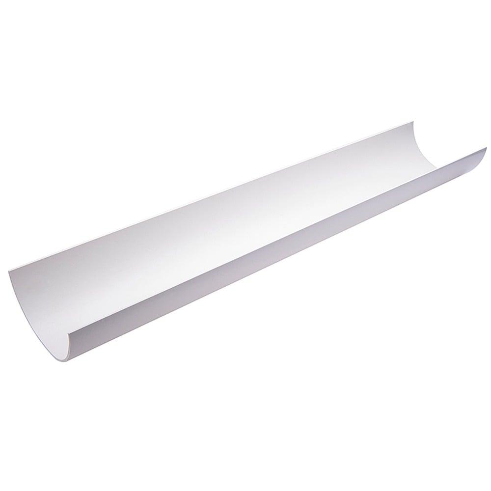 White 112mm Half Round Gutter (4m) White 112mm Half Round Gutter (4m)