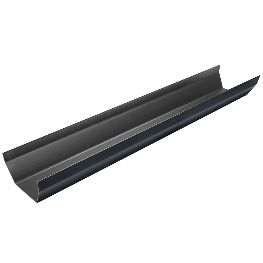 Anthracite Grey 117mm Square Gutter (4m | Kayflow) - National Plastics