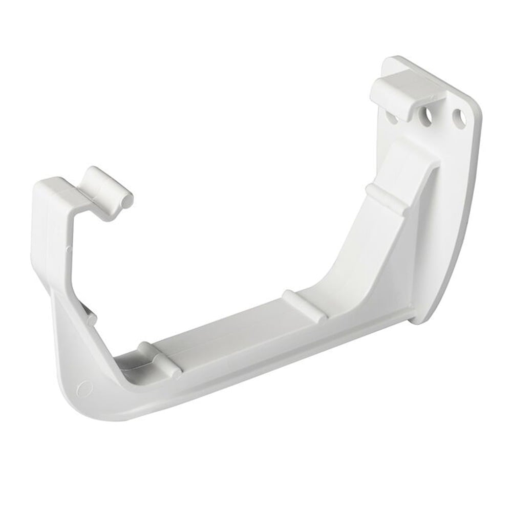 White 117mm Square Gutter Fascia Bracket White 117mm Square Gutter Fascia Bracket