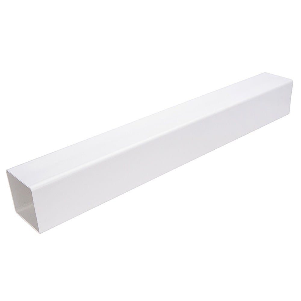 White 65mm Square Downpipe (4m) White 65mm Square Downpipe (4m)