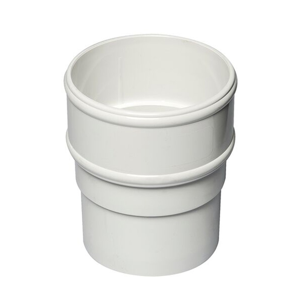 White 68mm Round Downpipe Socket White 68mm Round Downpipe Socket