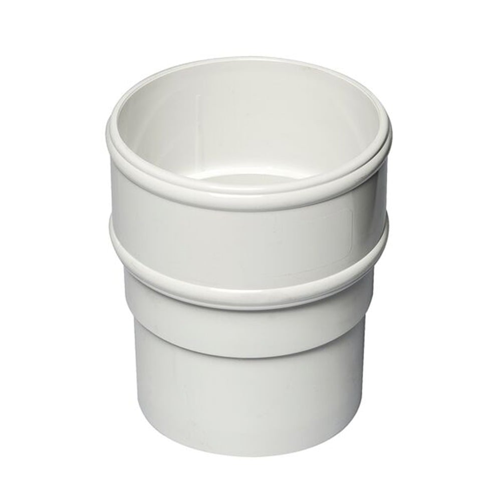 White 68mm Round Downpipe Socket White 68mm Round Downpipe Socket