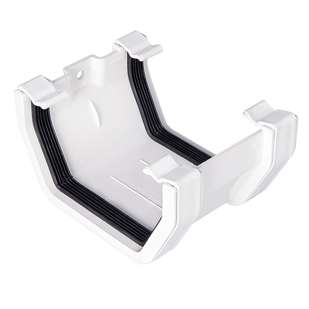 White 117mm Square Union Bracket White 117mm Square Union Bracket