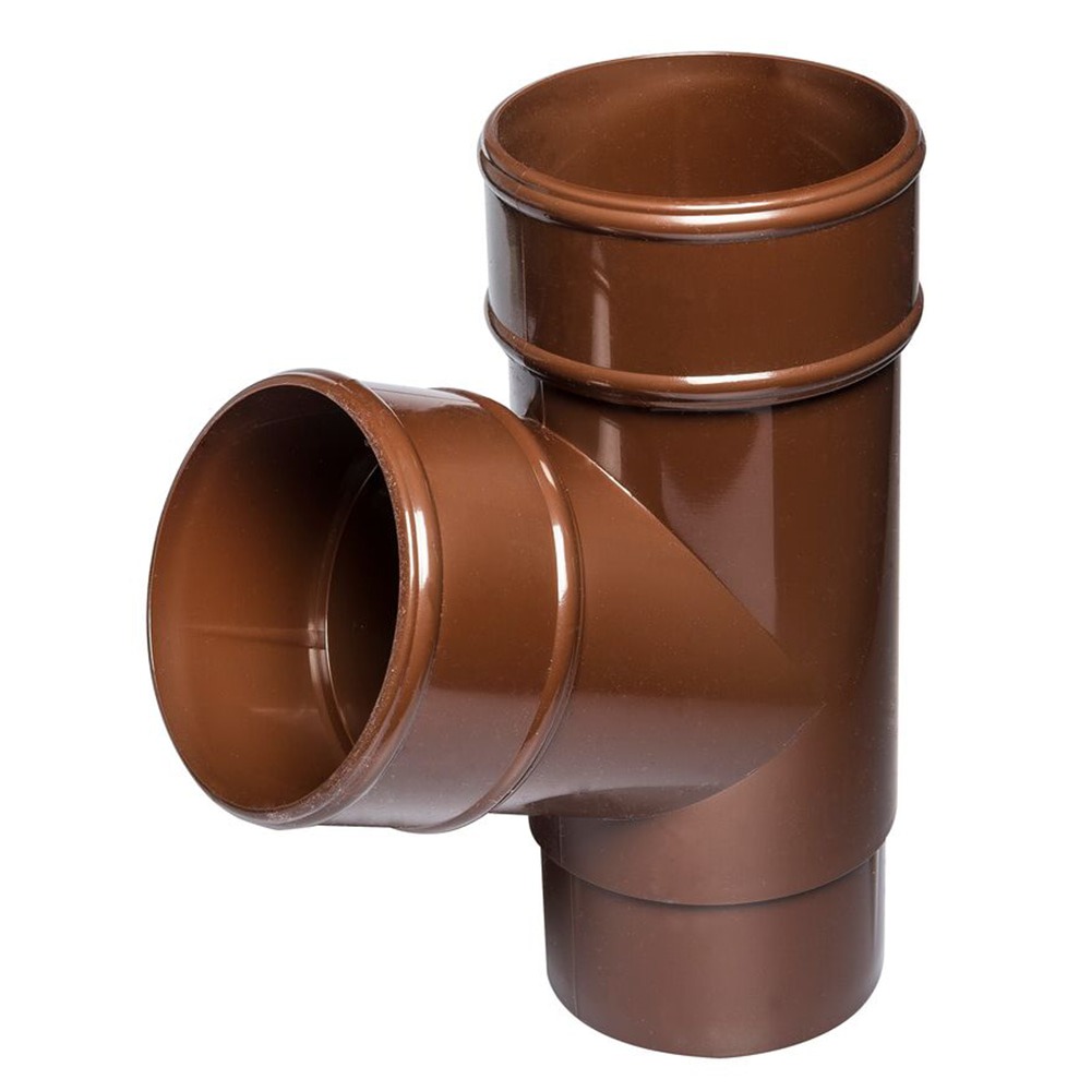 Brown 68mm Round 112.5 Degree Branch 